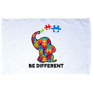 Be Different Autism Awareness Elephant Microfiber Hand Towel