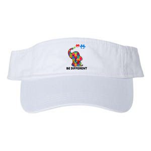 Be Different Autism Awareness Elephant Valucap Bio-Washed Visor