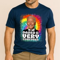 Biden Dazed And Very Confused Tiedye Funny Anti Joe Biden Cooling Performance Crew T-Shirt