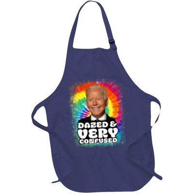 Biden Dazed And Very Confused Tiedye Funny Anti Joe Biden Apron