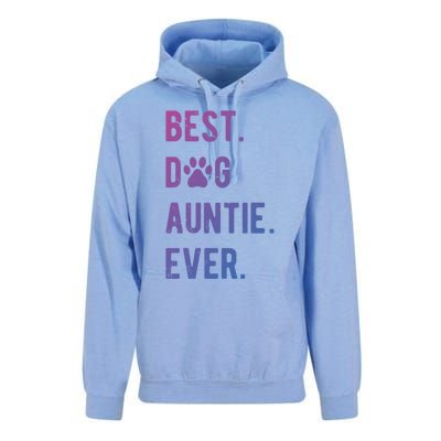 Best Dog Auntie Ever Dog Auntie Gift Dog Auntie Meaningful Gift Unisex Surf Hoodie