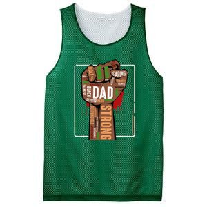 Black Dad African American Melanin Pride Black History Month Mesh Reversible Basketball Jersey Tank