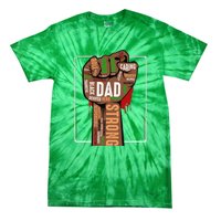 Black Dad African American Melanin Pride Black History Month Tie-Dye T-Shirt