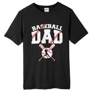 Baseball Dad Apparel Dad Baseball Fathers Day Tall Fusion ChromaSoft Performance T-Shirt