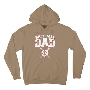 Baseball Dad Apparel Dad Baseball Fathers Day Hoodie