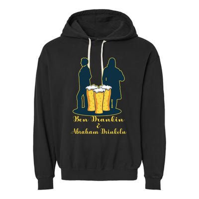 Ben Drankin American Alcoholic Gift Garment-Dyed Fleece Hoodie
