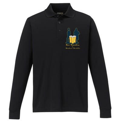 Ben Drankin American Alcoholic Gift Performance Long Sleeve Polo