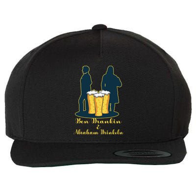 Ben Drankin American Alcoholic Gift Wool Snapback Cap