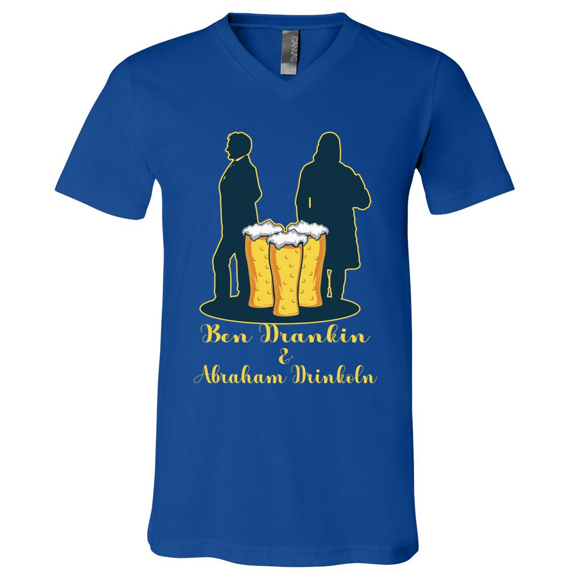 Ben Drankin American Alcoholic Gift V-Neck T-Shirt