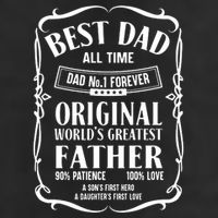 Best Dad All Time Dad No1 Fathers Day 25L Jumbo Tote