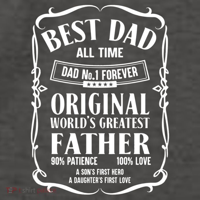 Best Dad All Time Dad No1 Fathers Day Vector Backpack