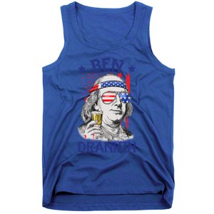 Ben Drankin American Flag 4th Of July Funny Patriot Usa Great Gift Tank Top