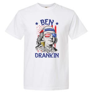 Ben Drankin American Flag 4th Of July Funny Patriot Usa Great Gift Garment-Dyed Heavyweight T-Shirt