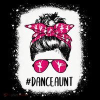 Bleached Dance Aunt Life Messy Bun Ballet Dancing 16 in Basic Backpack