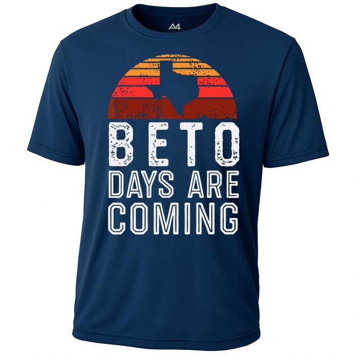 Beto Days Are Coming Shirt, Texas Retro Vintage Distressed Cooling Performance Crew T-Shirt