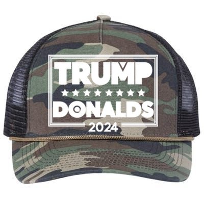 Byron Donalds And Donald Trump Election 2024 Funny Gift Retro Rope Trucker Hat Cap