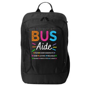 Bus Driver Aide Back to School Matching Group Squad City Backpack