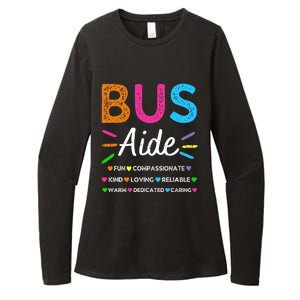 Bus Driver Aide Back to School Matching Group Squad Womens CVC Long Sleeve Shirt