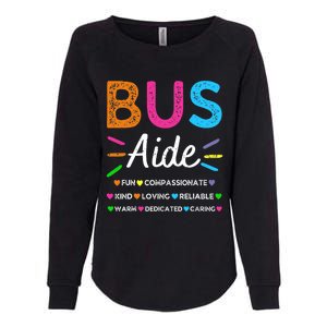 Bus Driver Aide Back to School Matching Group Squad Womens California Wash Sweatshirt