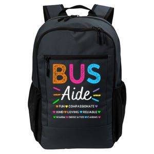 Bus Driver Aide Back to School Matching Group Squad Daily Commute Backpack