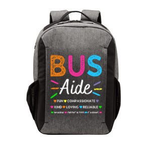 Bus Driver Aide Back to School Matching Group Squad Vector Backpack