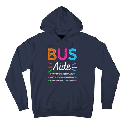 Bus Driver Aide Back to School Matching Group Squad Hoodie