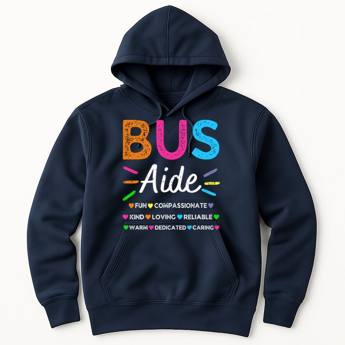 Bus Driver Aide Back to School Matching Group Squad Hoodie