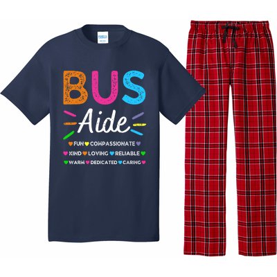 Bus Driver Aide Back to School Matching Group Squad Pajama Set