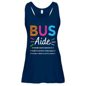 Bus Driver Aide Back to School Matching Group Squad Ladies Essential Flowy Tank