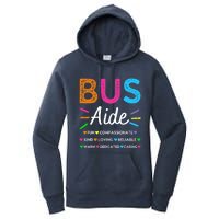 Bus Driver Aide Back to School Matching Group Squad Women's Pullover Hoodie