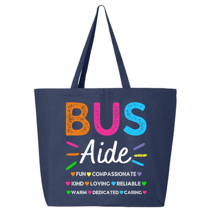 Bus Driver Aide Back to School Matching Group Squad 25L Jumbo Tote