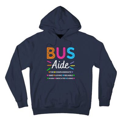 Bus Driver Aide Back to School Matching Group Squad Tall Hoodie