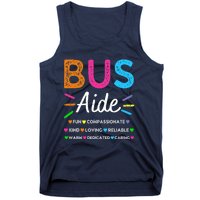 Bus Driver Aide Back to School Matching Group Squad Tank Top