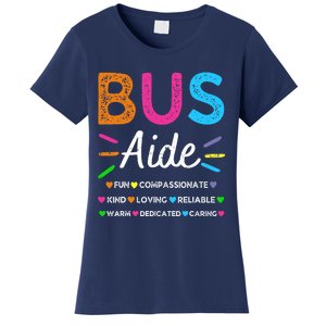 Bus Driver Aide Back to School Matching Group Squad Women's T-Shirt