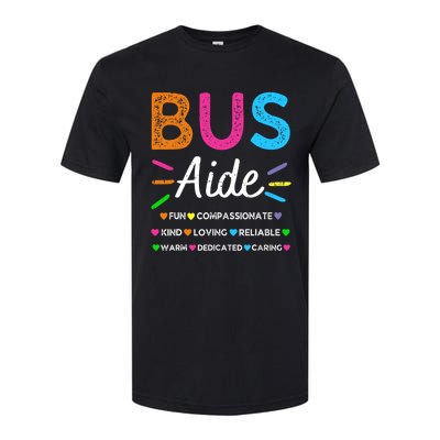 Bus Driver Aide Back to School Matching Group Squad Softstyle CVC T-Shirt