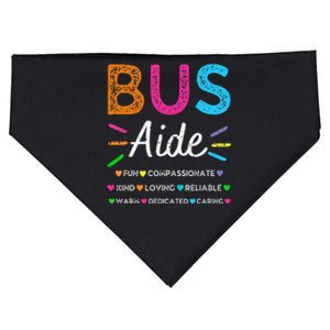 Bus Driver Aide Back to School Matching Group Squad USA-Made Doggie Bandana