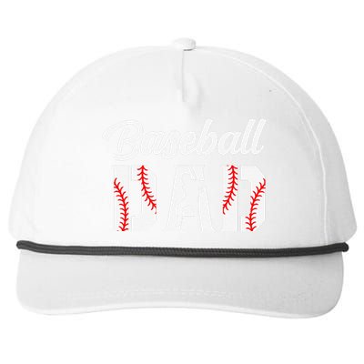 Baseball Dad Apparel Dad Baseball Snapback Five-Panel Rope Hat