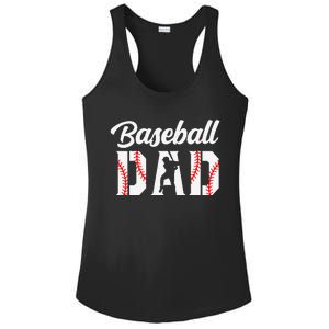 Baseball Dad Apparel Dad Baseball Ladies PosiCharge Competitor Racerback Tank