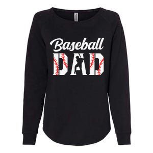 Baseball Dad Apparel Dad Baseball Womens California Wash Sweatshirt