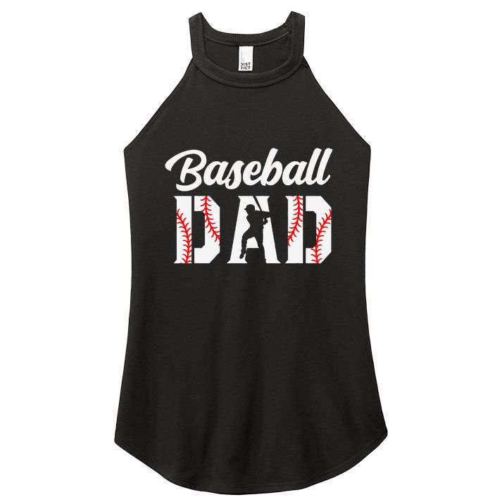 Baseball Dad Apparel Dad Baseball Women's Perfect Tri Rocker Tank