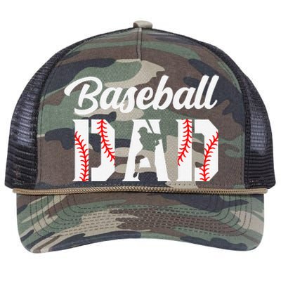 Baseball Dad Apparel Dad Baseball Retro Rope Trucker Hat Cap