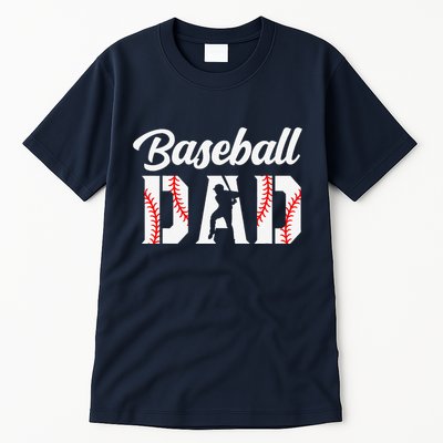 Baseball Dad Apparel Dad Baseball Tall T-Shirt