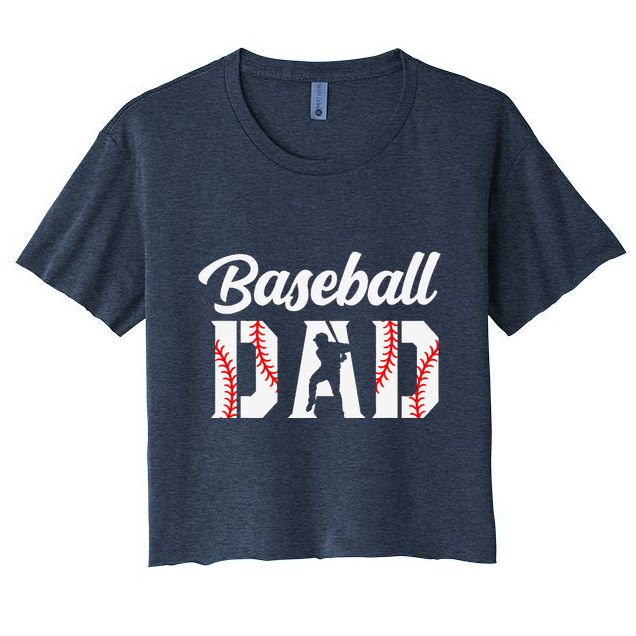 Baseball Dad Apparel Dad Baseball Crop Top