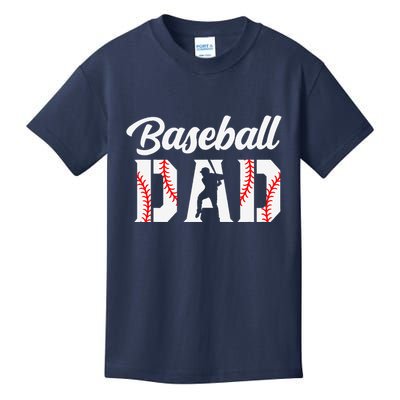 Baseball Dad Apparel Dad Baseball Kids T-Shirt