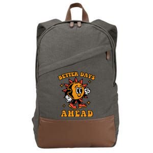 Better Days Ahead Cotton Canvas Backpack