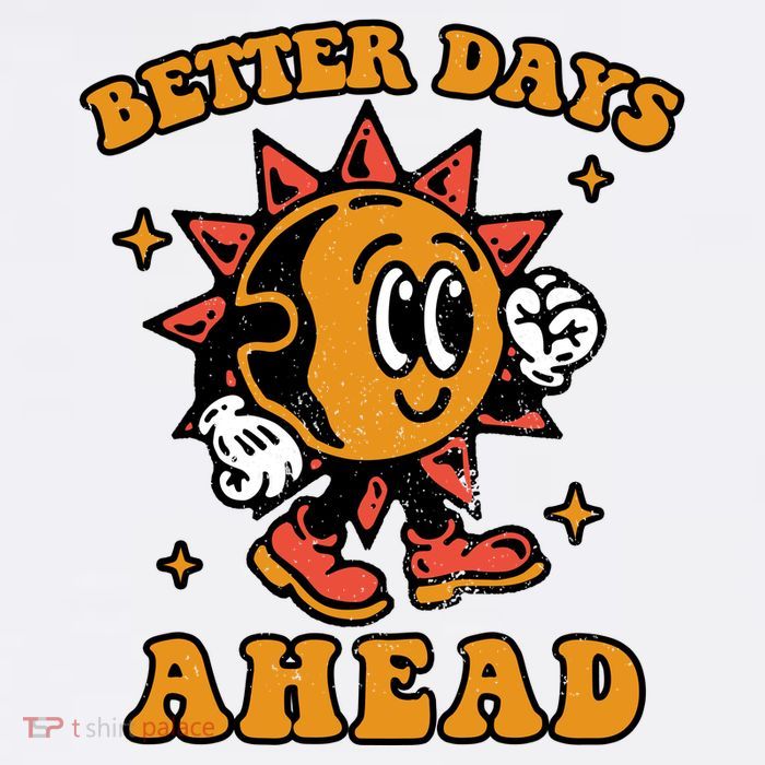 Better Days Ahead High Crown Mesh Back Trucker Hat