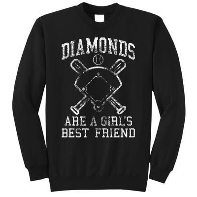 Baseball Diamonds Are A Best Friend Baseball Sweatshirt