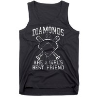 Baseball Diamonds Are A Best Friend Baseball Tank Top