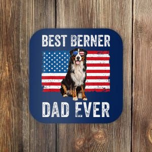 Berner Dad American Flag Dog Lover Owner Bernese Mountain Coaster