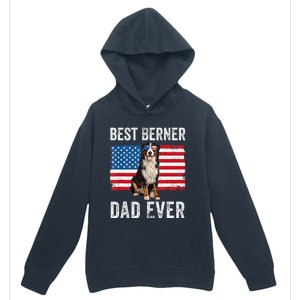 Berner Dad American Flag Dog Lover Owner Bernese Mountain Urban Pullover Hoodie